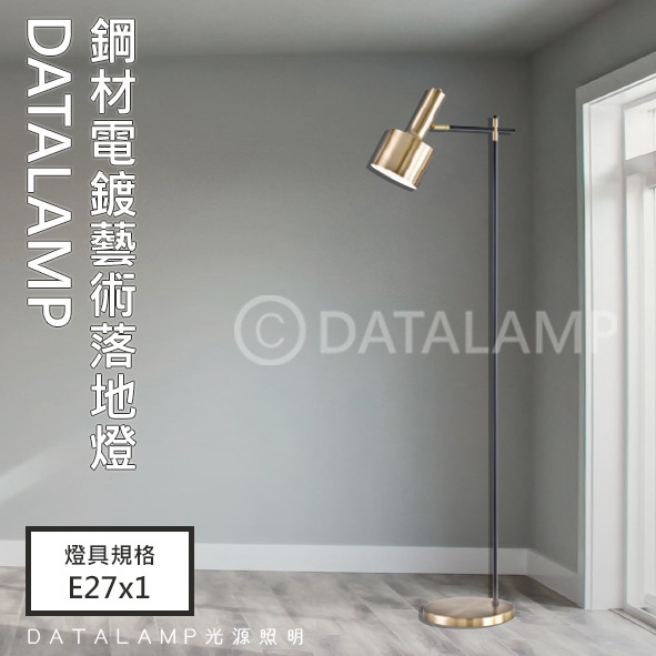 鋼材電鍍藝術落地立燈 亞6547