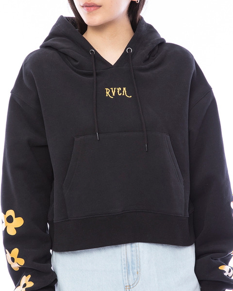 【RVCA】DAISY CROPPED HOODIE 帽T