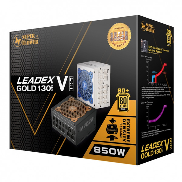 LEADEX V GOLD PRO 850W (BK) SUPER FLOWER