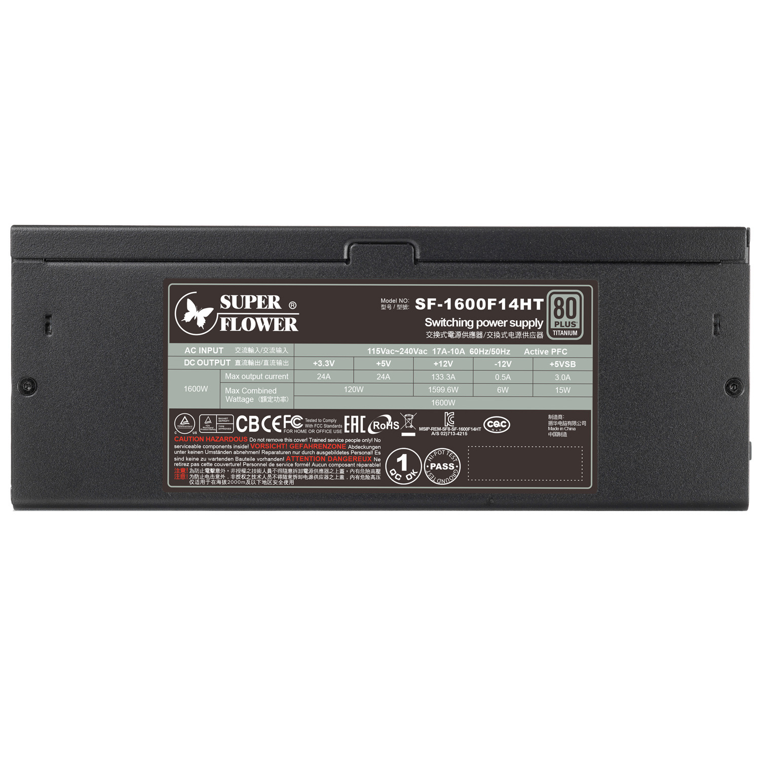 電源ユニット SUPER FLOWER LEADEX TITANIUM 1600W Super Flower Leadex Titanium 1600W Power Supply Review | Tom's