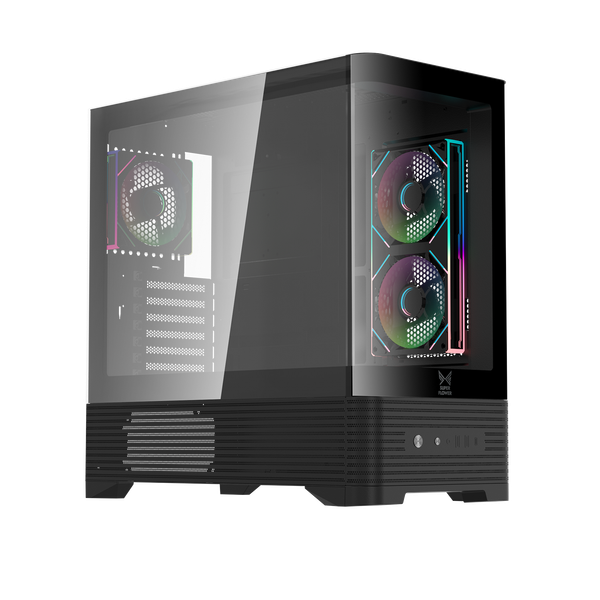 M801全景曲面玻璃中塔機殼(黑)