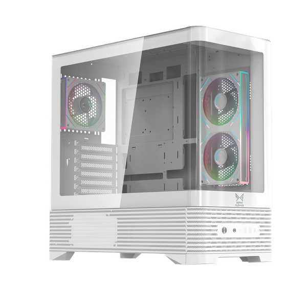 M801全景曲面玻璃中塔機殼(白)