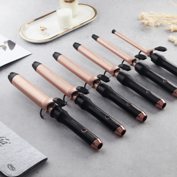 玫瑰金加長陶瓷捲髮棒