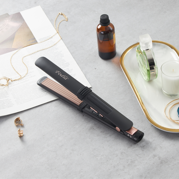 玫瑰金負離子加長型玉米鬚夾NS-12A(缺貨中)