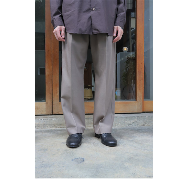 KAPTAIN SUNSHINE - 2Pleats Straight Trousers Grey