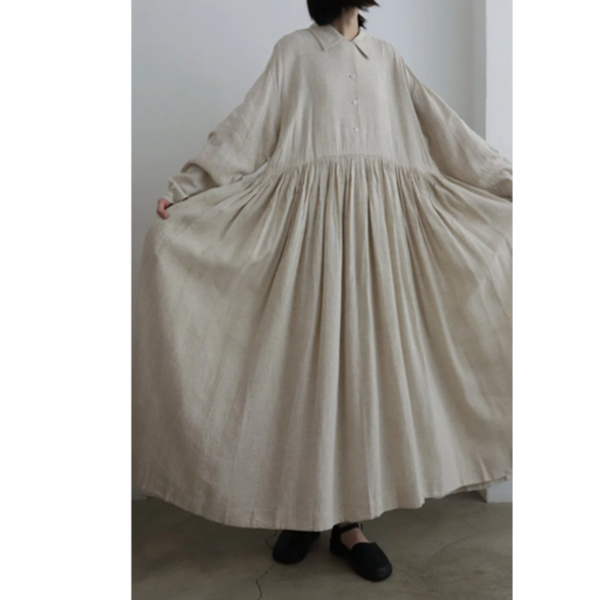 KHADI AND CO - Alma Dress In Cotton and Linen