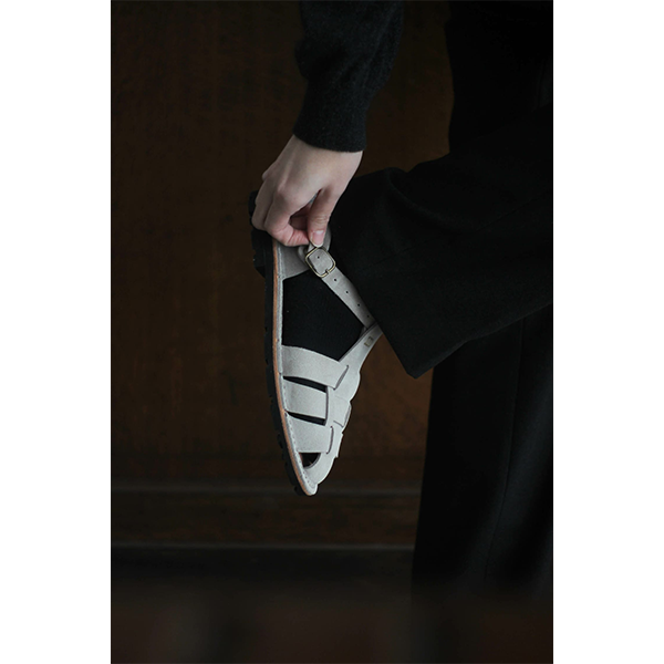 STEVE MONO - Artisanal Sandals 10/01 Grey