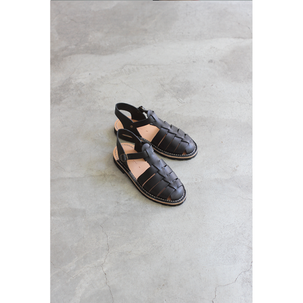 STEVE MONO - Artisanal Sandals 10/09 Black