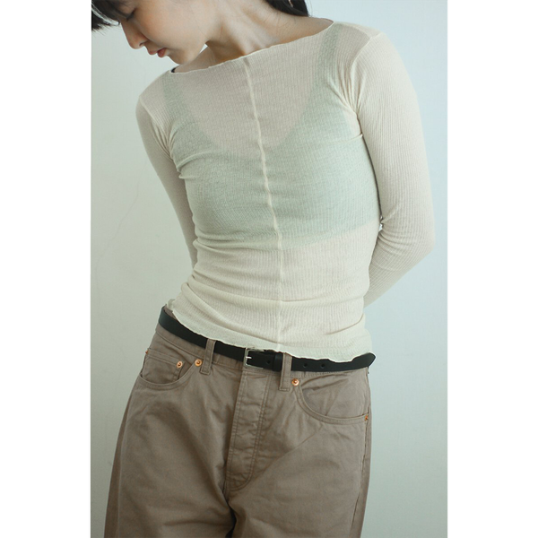 BASERANGE - Pama Long Sleeve 3colors in Greyscale