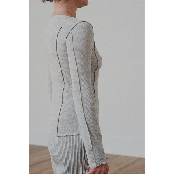 BASERANGE - Omato Long Sleeve 3colors in Greyscale