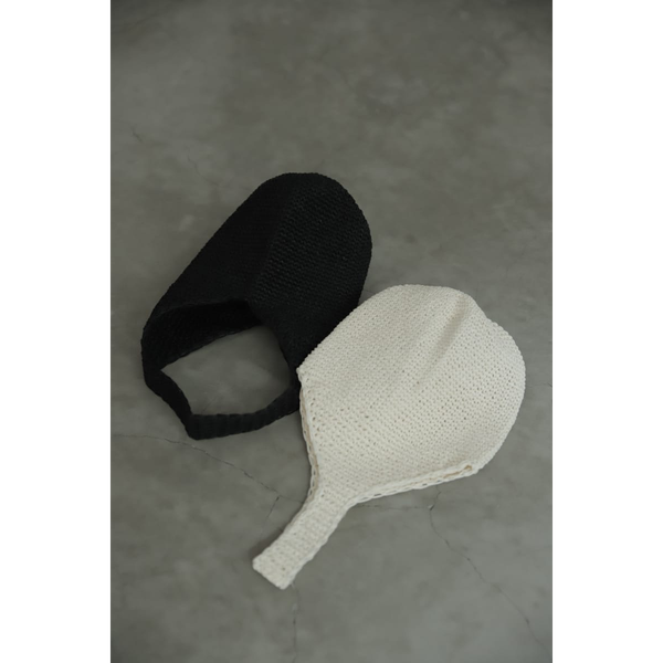 AETA - Paper Yarn Shoulder Medium (Black/Natural)