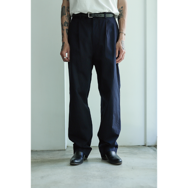 YAECA - Chino Cloth Pants Navy