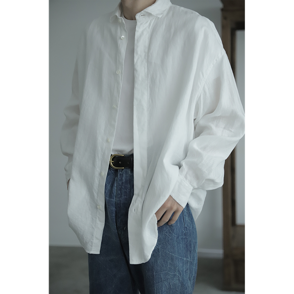 PORTER CLASSIC - New Artist Linen Shirt ((FRENCH LINEN) Limited