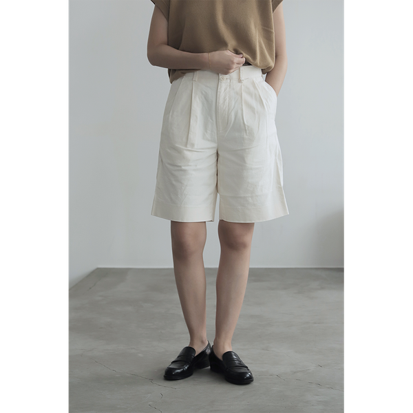 YAECA - Two Tuck Chino Cloth Shorts (63643)