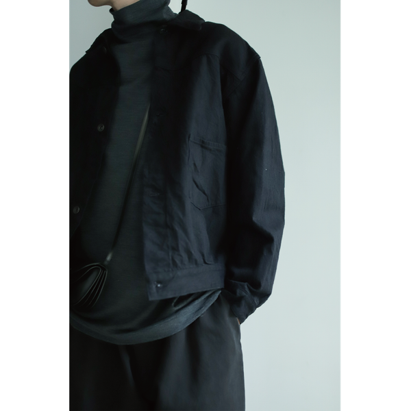 COMOLI - Denim Jacket Black