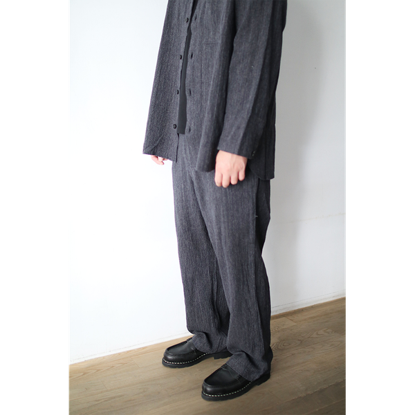 CONFECT - Cotton Dobby Wide Trousers