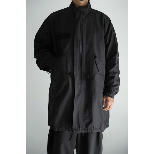 PORTER CLASSIC - Weather Military Coat (Navy/Black/Olive)