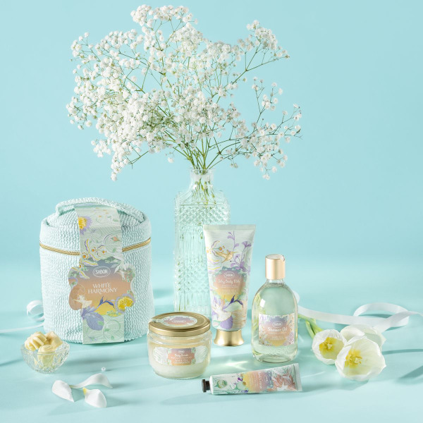 SABON 白茶春光限定版-身體護理完整套裝禮盒