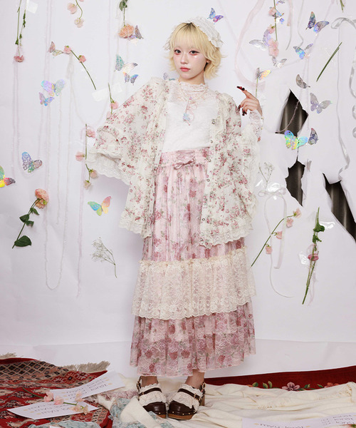 小玫瑰蕾絲上衣