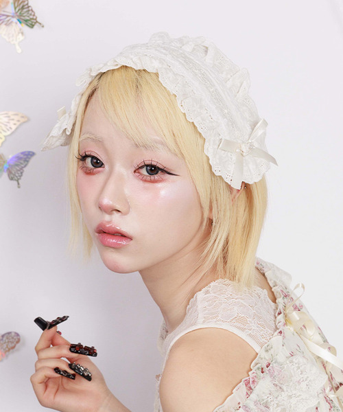 棉質蕾絲頭飾