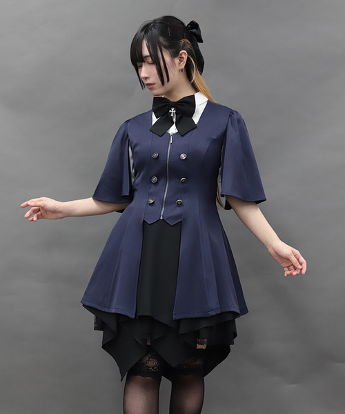 NIBBLE POISON-披肩設計長版背心