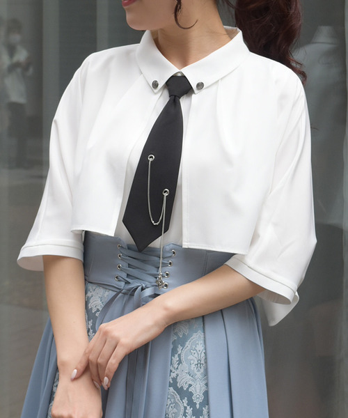 附鏈條領帶上衣