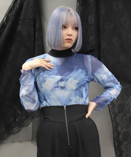 NIBBLE POISON-3WAY透膚上衣