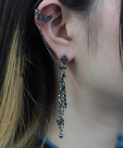 NIBBLE POISON-LOGO吊飾2WAY耳環