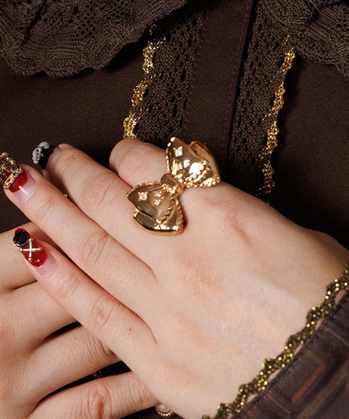 Chalmiere-蝴蝶結戒指