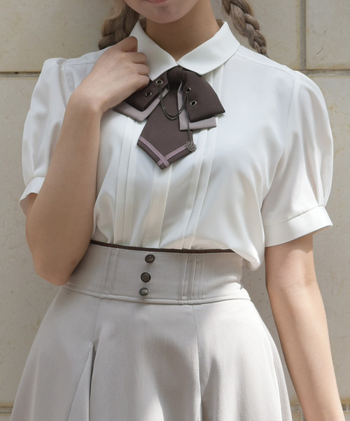 鏈條領帶套裝襯衫