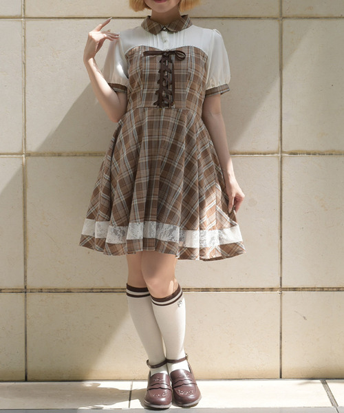 馬甲風拼接洋裝