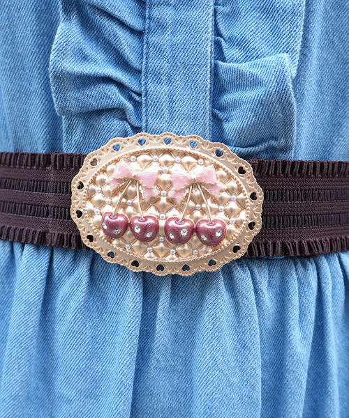 ＰＯＥＴＩＱＵＥ-櫻桃蝴蝶結鬆緊腰帶