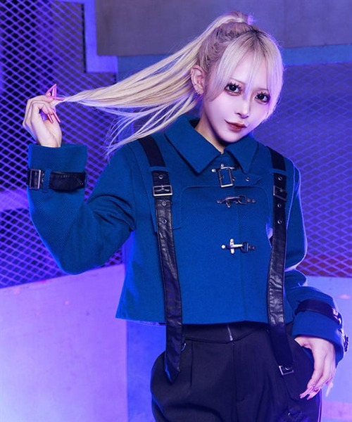 NIBBLE POISON-吊帶短外套