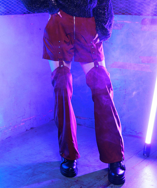 NIBBLE POISON-刺繡Logo分件褲