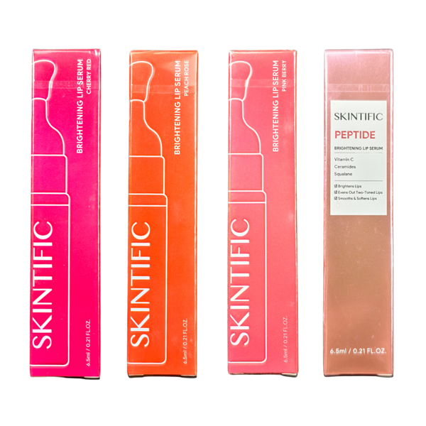 SKINTIFIC 唇部精華液 6.5ml (透明色/蜜桃橘/莓果粉/櫻桃紅)