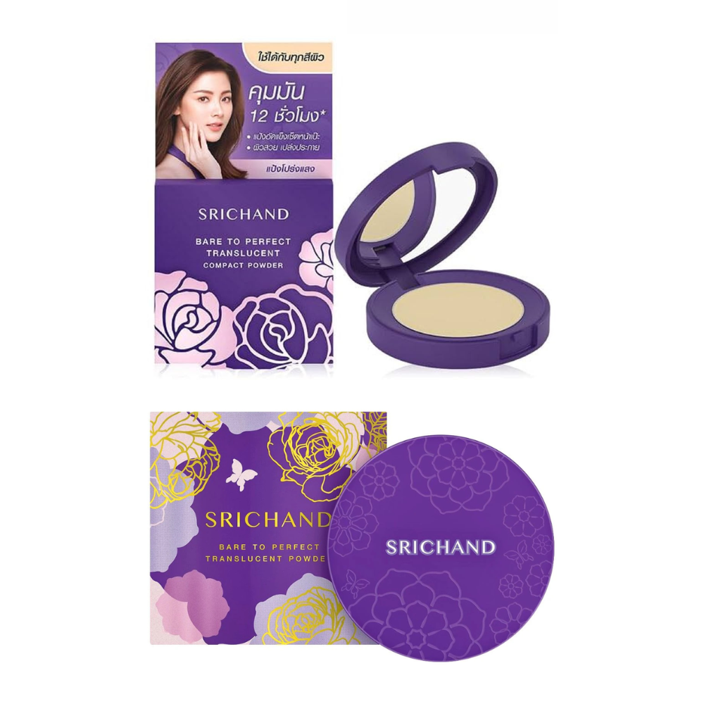 ASIA GLOW 選物所｜SRICHAND Bare to Perfect 透明蜜粉/粉餅4.5g ASIA