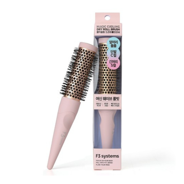 F3 systems แปรงม้วนผมเซรามิกแบบแห้งเร็ว