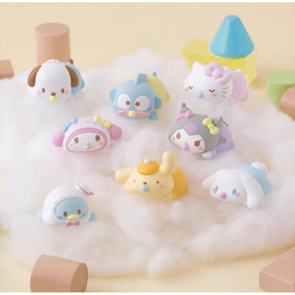 3月預購 請登記 三麗鷗奶嘴寶寶造型盒蛋 萬代凱蒂貓美樂蒂布丁狗 人漁漢克 大耳狗山姆企鵝帕恰狗庫洛米