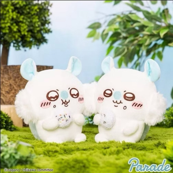 現貨 正版 chiikawa吉伊卡哇 鼯鼠 飛鼠 吃飯糰 系列 吉伊卡哇 小桃 烏薩奇小八毛絨玩偶掛