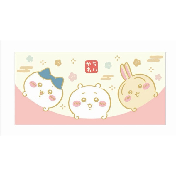 現貨 夢幻屋 正版 日本 2025 吉伊卡哇 福貓珊迪 鯊魚貓 新年禮袋 紅包袋 信封袋小八貓兔兔吉伊小物袋烏薩奇2枚入