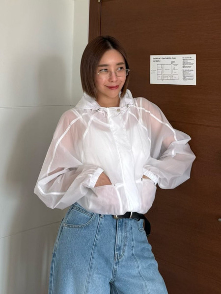 [預購]極輕量！抽繩連帽外套(3個色)