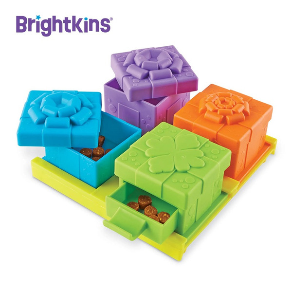 【Brightkins】驚喜派對益智藏食玩具｜寵物藏食玩具