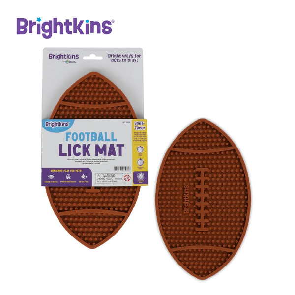 【Brightkins】美式足球造型舒壓舔食墊｜慢食墊