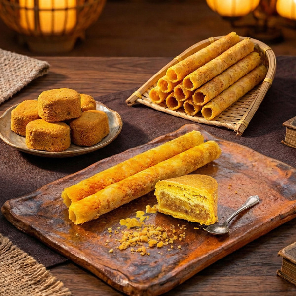 經典雙蛋組合 - 蛋捲+鳳梨酥