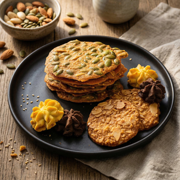 極致脆感組合 - 薄脆片+曲奇餅