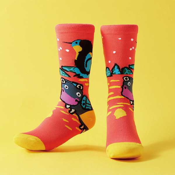 河馬遇見好朋友 ｜ 兒童長襪