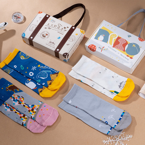 【玩出新視界】快樂襪 x nininono｜旅行聯名禮盒