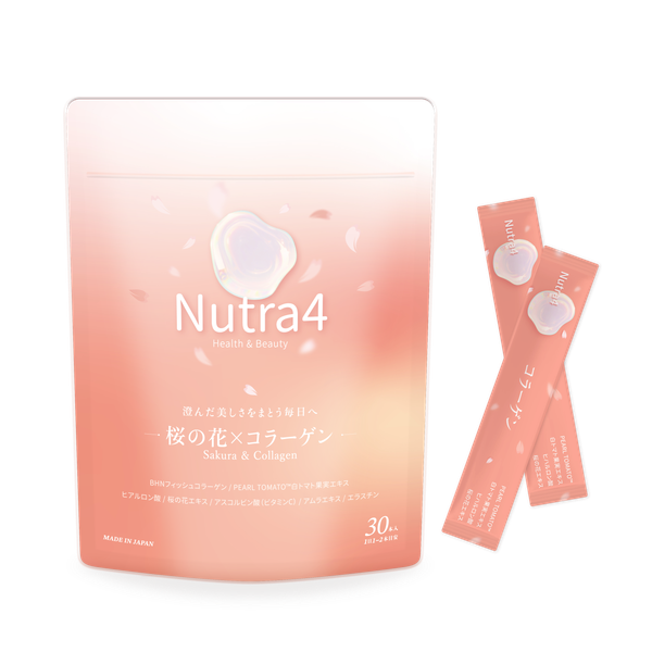 Nutra4-櫻玻煥妍小分子膠原胜肽粉 30包/袋
