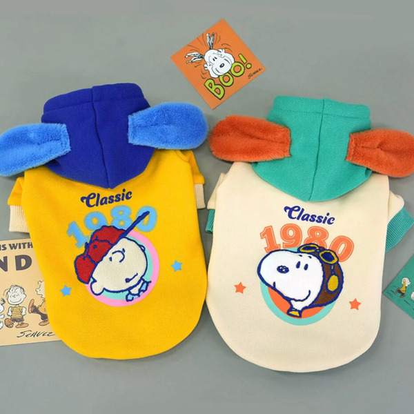 Snoopy｜史努比經典撞色帽T