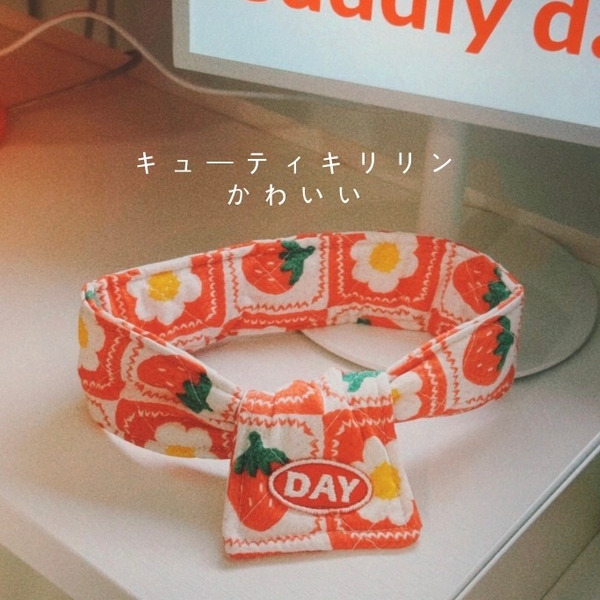 🇰🇷 Cuddly Day｜日系草莓圍巾｜Made In Korea